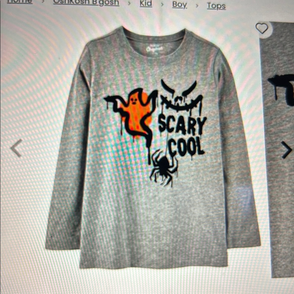 Oshkosh “Scary Cool” Halloween Tshirt, 7